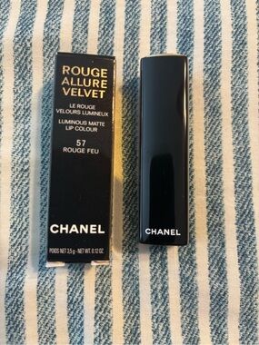 CHANEL Rouge Allure Velvet Lipstick 57 Rouge Feu